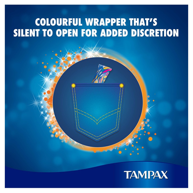 Tampax Pearl Compak Super Plus Tampons, 18 each