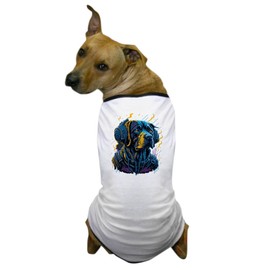 CafePress Dog with Headphones Dog T Shirt Dog T-Shirt, Pet Clothing, Funny Dog Costume