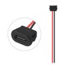 XIITIA 8pcs Type-C Female Chassis Waterproof 2P Solder Wire Type