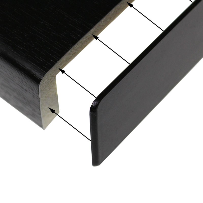 Long Window Cill Capping End Caps (Pair) - White