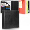 Darolin Premium PU Leather D-Ring Binder, 3 D-Ring Binder with