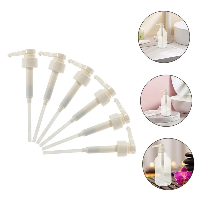 DOITOOL 6pcs Coffee Syrup Dispenser Pump Squeezer for Flavoring Soap