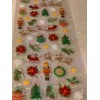Hobby Lobby CHRISTMAS CRAFTS STICKERS CHRISTMAS MINI EPOXY STICKERS POINSETTIAS,