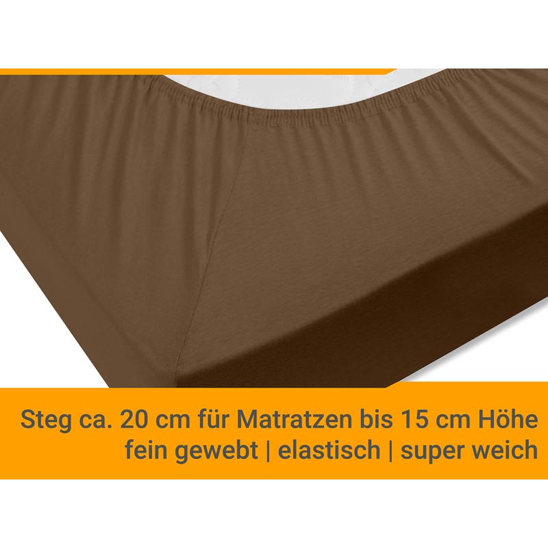 Classic Jersey Fitted Sheet Available In 34 Colours and 6