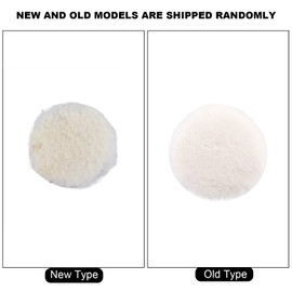 Almohadilla para Pulir y Encerar de Lana, Material de Lana Blanca, Amortiguador para Pulido de Coche de 3, 4, 5, 6 y 7, Nuevo, para Pulir y Encerar de Coche, 1 ud. (6 pulgadas)