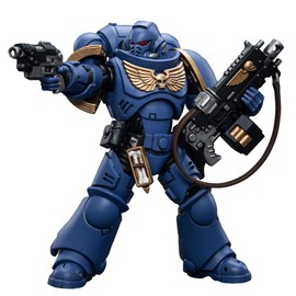JOYTOY 1/18 Warhammer 40K Action Figure Ultramarines Intercessors Collection Model 4 inch