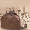 Firewood Carrier Bag Canvas Scratch Resistant Firewood Log Tote Bag