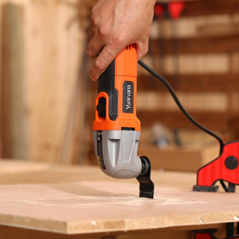 Yunirvana Oscillating Tool, 1.5A Oscillating Multi Tool with 3° Oscillation