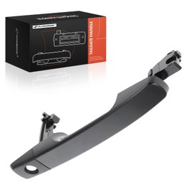 A-Premium Rear Cargo Door Exterior Door Handle with Keyhole Compatible with Nissan NV1500 2012-2018, NV2500 2012-2018, NV3500 2012-2018, Textured Black, Replace# 82606-1PA0A