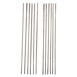 144PCS Spiral Scroll Saw Blades High Hardness Saw Blades Metal Cutting Tools with Spiral Teeth 7/0