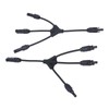One Pair Solar Panel Connector 3 to 1 Y Branch