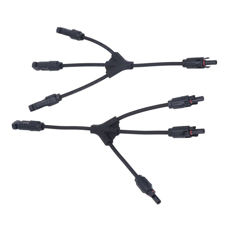 One Pair Solar Panel Connector 3 to 1 Y Branch
