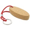 MIBANDERA Floating Keychain Natural Cork with Polyester Cord and Metal