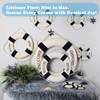 MorroMorn Lifebuoy Wall Hanging Decor - Welcome Aboard Mediterranean Style