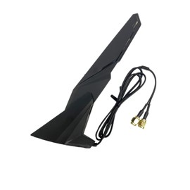 Dual Band WiFi Antenna 2.4GHz 5GHz Magnetic Base Adapter for ASUS Z590 Z390 Z490 X570 B550I B660I H370I H470I Z590-E Z690-A Z270 Z370 Z390 X470I X570I Z390M Motherboard 2T2R WiFi 6 Moving Antenna