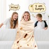 mermaker Burritos Tortilla Throw Blanket 2.0 Double Sided 60 inches