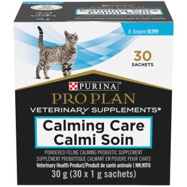 Purina Pro Plan Veterinary Supplements Calming Care Powdered Cat Calming Probiotic - 1 g Sachet (30 Pack)