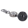 Pool Cue Tip Repair Tool with Retractable Key Ring Billiard