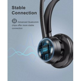 WYHOO Wireless Office Headset Compatible With All Kinds Of Mobile Devices And Computer