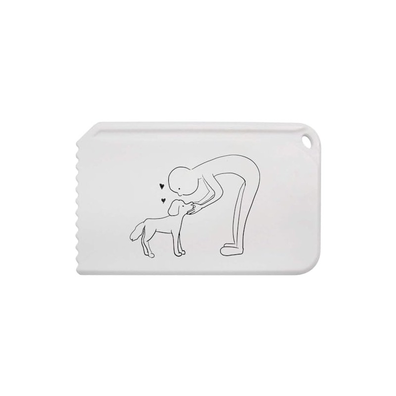 'Human And Dog' Plastic Ice Scraper (IC00037253)