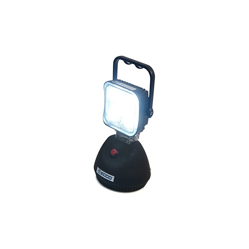 Ecco EW2461 Work Light Battery Powered, Square, Magnet Mount, Black
