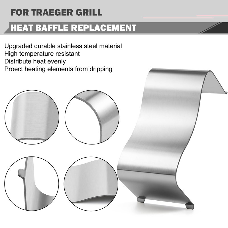 Ironwood 885 Heat Baffle Replacement for Traeger Ironwood 650 Grill