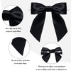WRAPAHOLIC 30 Pcs 3" Black Satin Ribbon Bows with Twist