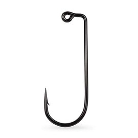 Jig Hook, 90º, 2X Strong, Forged, Eyed - Black Nickel 6