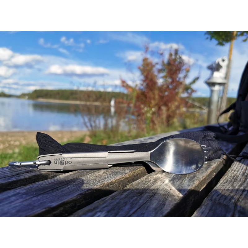 Origin Outdoors Unisex - Adult Titan Bundeswehr Cutlery, Multicoloured, One