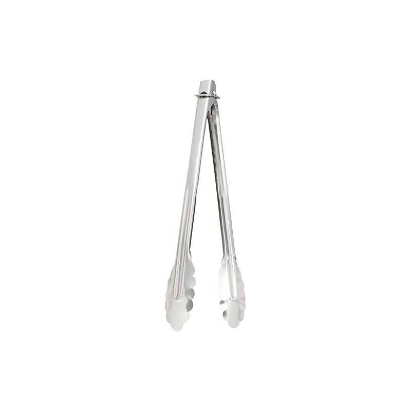 TKG Corporation Versatile Tongs with Ring Stopper, 18-0 Stainless Steel