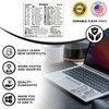 Synerlogic Windows PC Reference Keyboard Shortcut Sticker | Vinyl, Laminated