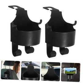 Artibetter 2 Piezas Gancho del Respaldo del Asiento del Coche Copa Reposacabezas Portavasos para El Asiento Portavasos del Asiento para Vehículo Porta Vasos Automovil Páginas