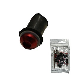 Universal Wellnut Set of 10 Aluminum Bolts Plastic Washers Screen Bolts 5mm Set of 10 Blue Red Gold Green