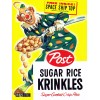 Post Sugar Rice Krinkles Cereal Box High Quality Metal Magnet