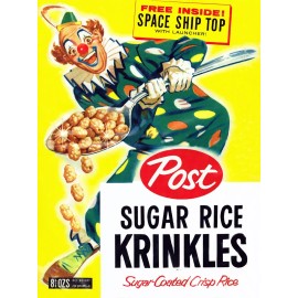 Post Sugar Rice Krinkles Cereal Box High Quality Metal Magnet 3 x 4 inches 9569