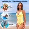 Cloeey Future Traje de Baño para Mujer, Estilo Completo (MX/US,