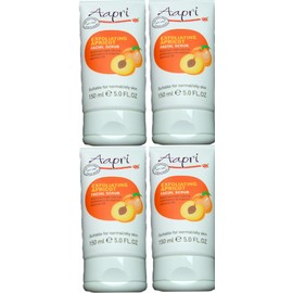 4 x AAPRI EXFOLIATING Apricot Face Facial Scrub – 150 ml New Improved Formula