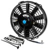 DNA Motoring 9 Inch High Performace Electric Cooling Slim Radiator