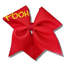 Cheer Bows Red Pooh and friends Hair Bow