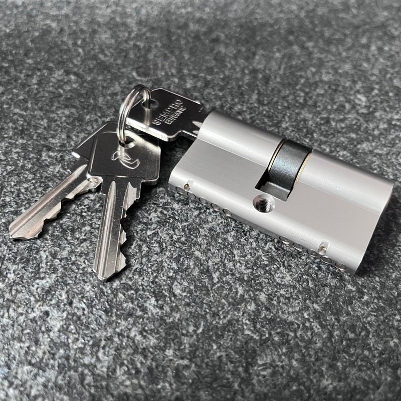 Sempro Locking Cylinder 30/30 Keyed Alike Cylinder Lock 3 Keys