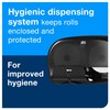 Tork OptiCore® Toilet Paper Roll Dispenser Black T10, High Capacity,