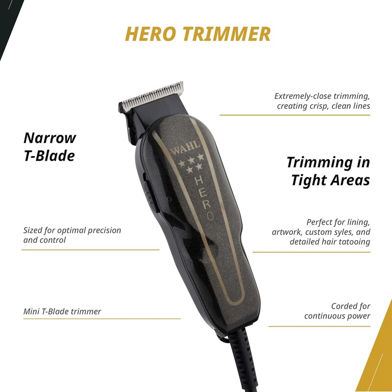 Wahl - Combo profesional de peluquero 5 estrellas, modelo número