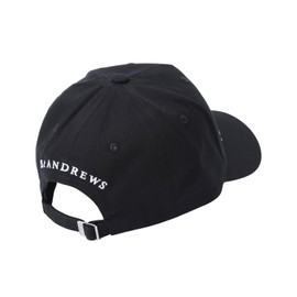 St Andrews 042-5987251 Unisex Cap, Adjustable Size, Golf Hat, 010_black