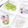 MOLILON Flower Nail Charms, 100pcs 3D Flowers for Nails Gradient