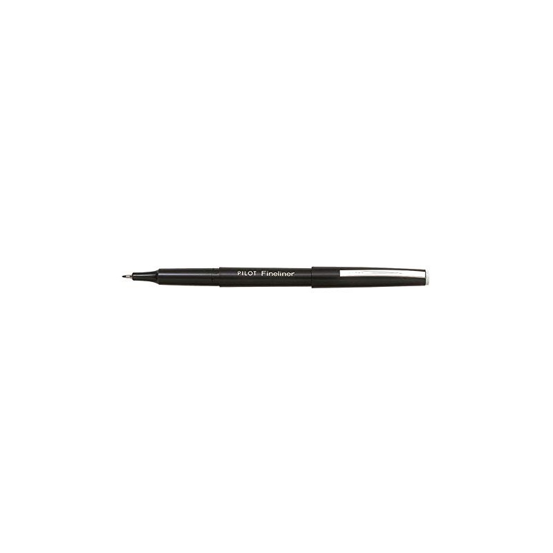 Pilot Extra Fine Fine 0.4mm Black Fineliner Pen (Pack of