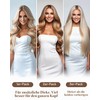 Hetto Weft Real Hair Extensions, Black, 50 cm, 100 g