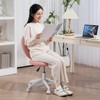 HOMCOM Armless Home Office Cute Desk Chair, Height Adjustable Computer