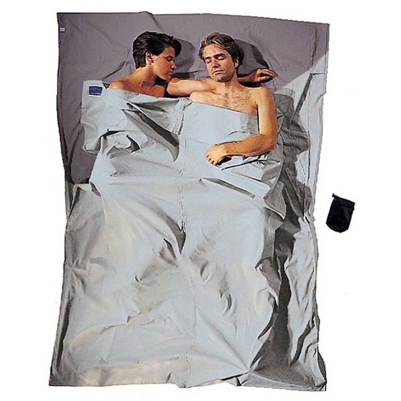 Cocoon TravelSheet inlet Doublesize Cotton grey 2016 camp inlet