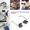 20x Gafas de Lupa de profesional herramientas relojero, lupas de