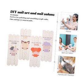 LALAFINA 12pcs Nail Files Nail Shaping Tools Manicure Tools Professional Mini Nail File Double Sided Nail File Board Nail File Rectangular Nail Buffer Block Nail Polishing Buffer Cute